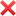 ❌